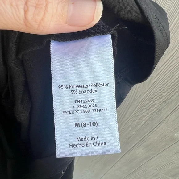 NWT Sofia Vergara Black Beaded Bodycon Midi Dress Size Medium 8/10 - Picture 8 of 12